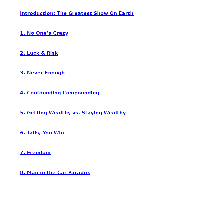 The Psychology of Money E-Book English & Hindi PDF