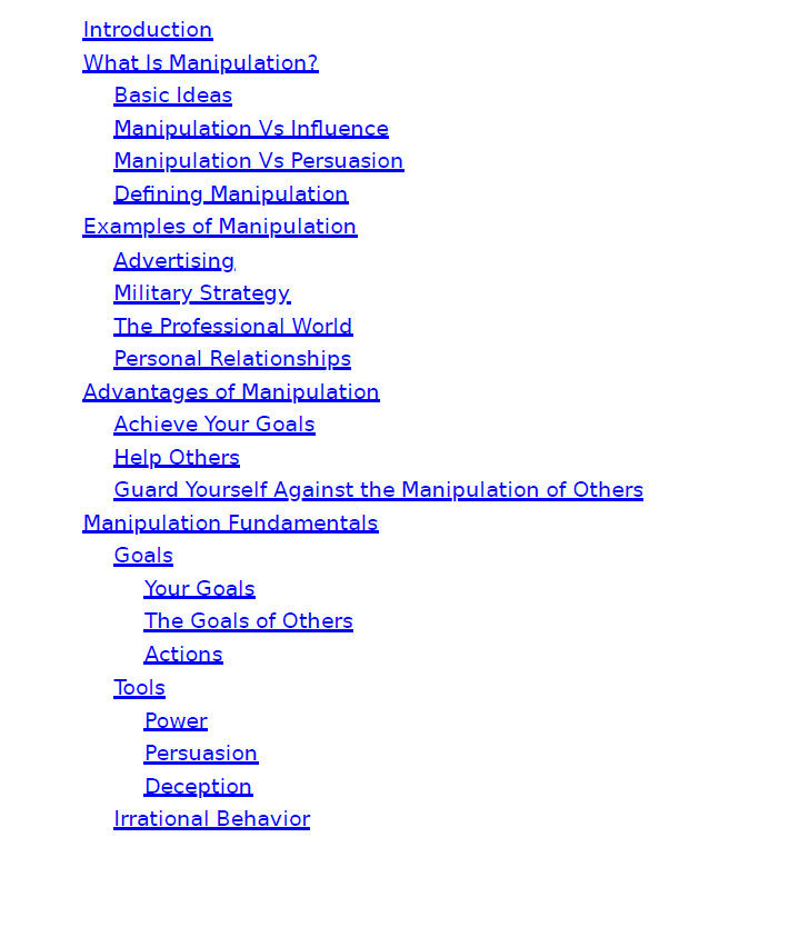 Dark Psychology and Manipulation English E-Book PDF