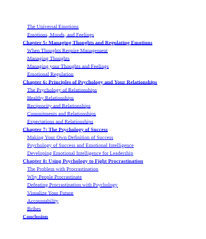 Dark Psychology 6 in 1 English E-Book