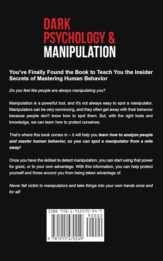 Dark Psychology and Manipulation English E-Book PDF