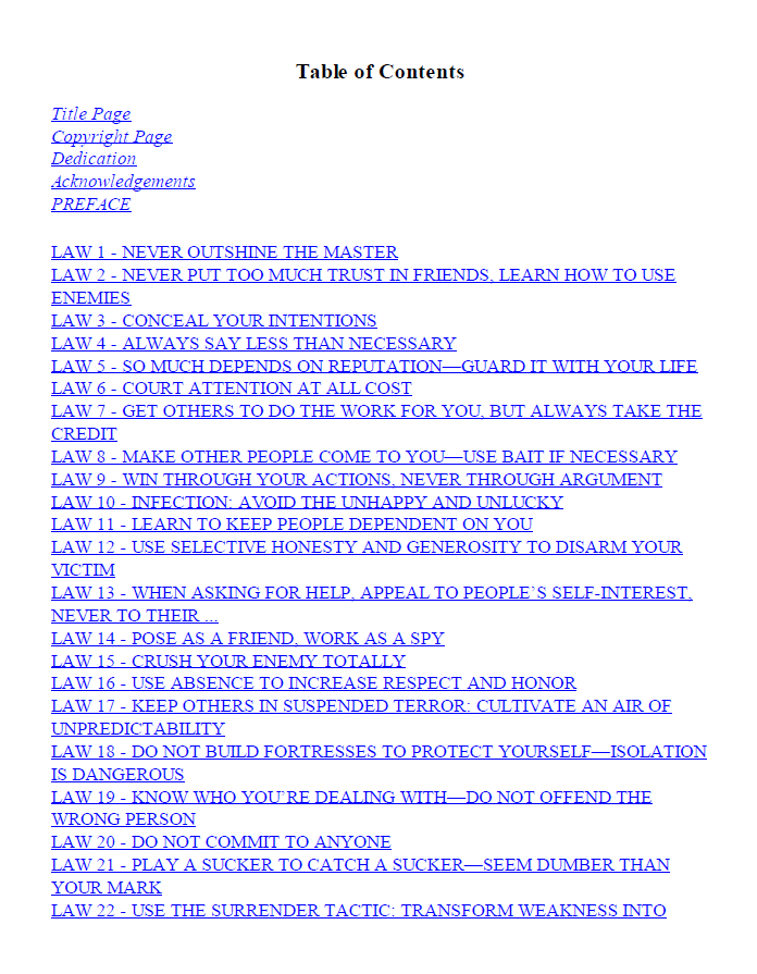 The 48 Laws of Power English & HIndi E-Book